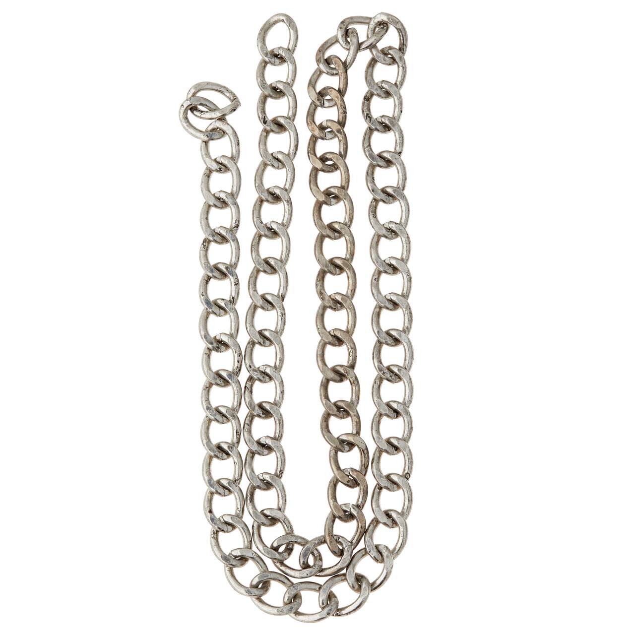 12 Pack: 24" Antique Silver Twisted Chain by Bead Landing™
